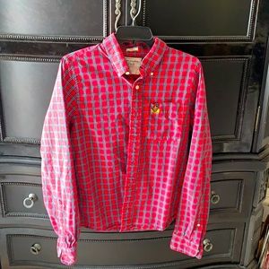 Boys size large button down shirt